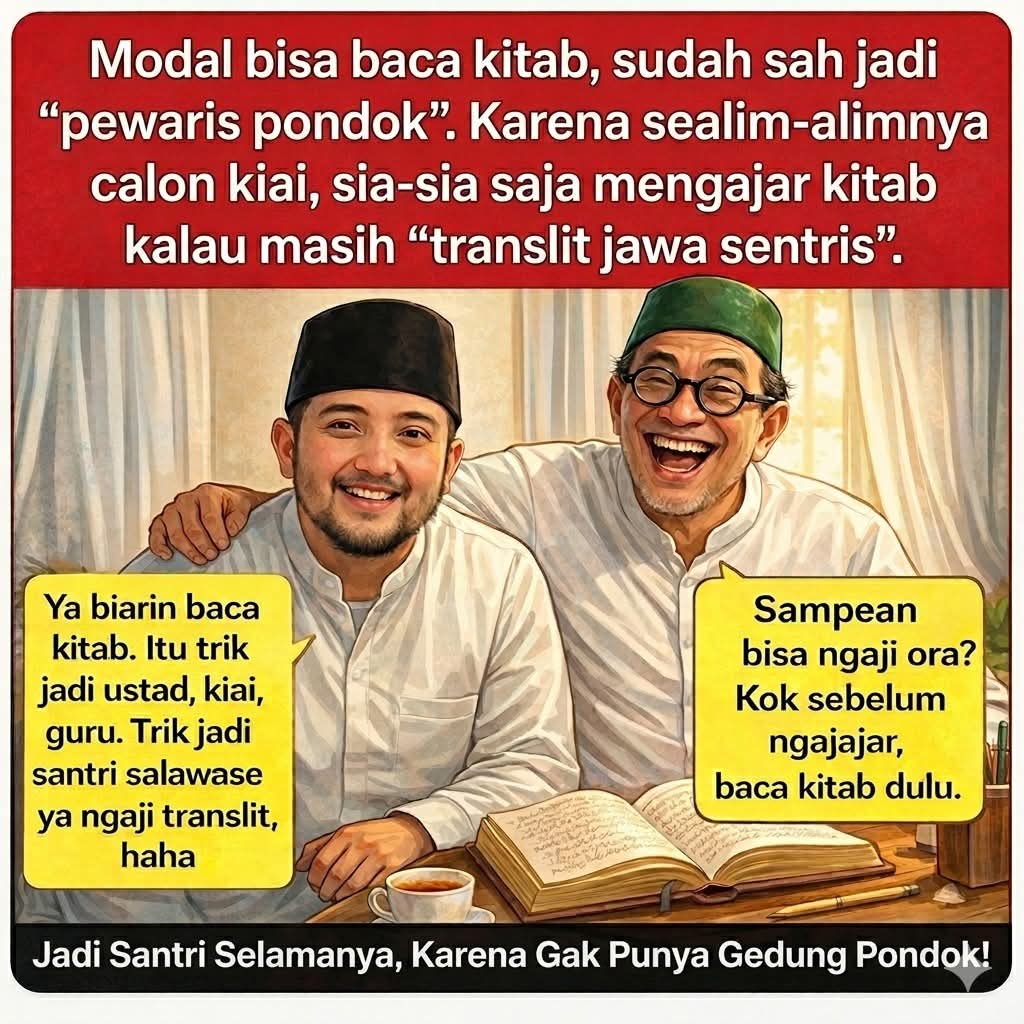 Antara Bisa Membaca Kitab dan Layak Menjadi Pewaris Pondok