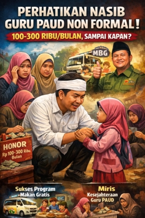 Dedi Mulyadi, Prabowo, dan Ironi Miskinnya Kesejahteraan Guru PAUD