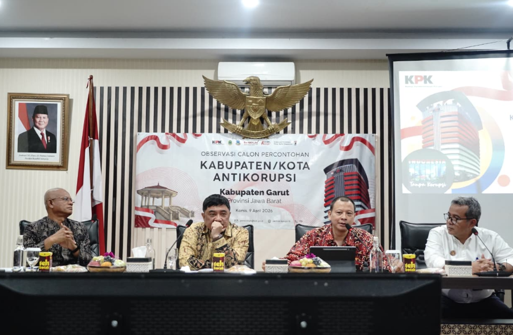 Asyik!  Garut Jadi Calon Percontohan Kabupaten/Kota Anti Korupsi 2026
