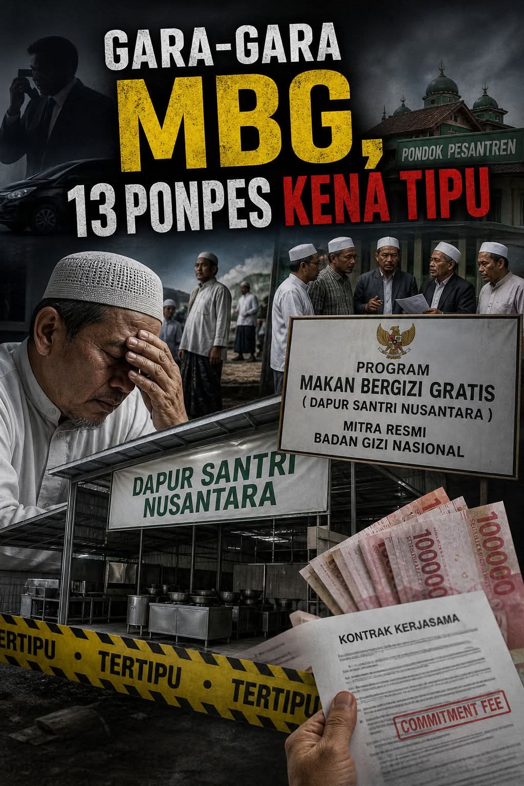 Gara-gara MBG, 13 Pondok Pesantren Kena Tipu