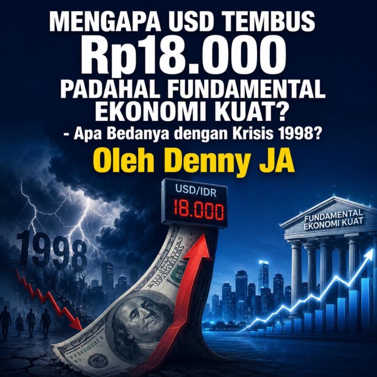 Mengapa USD Tembus Rp18.000 Padahal Fundamental Ekonomi Kuat 