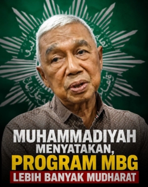 Muhammadiyah Menyatakan, Program MBG Lebih Banyak Mudharat