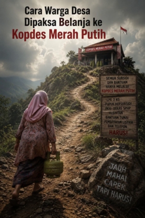 Cara Warga Desa “Dipaksa” Belanja ke Kopdes Merah Putih