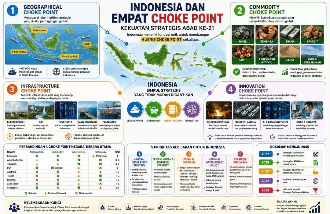 Cuma Indonesia yang punya 4 “Choke Point” ini. Tapi So What?
