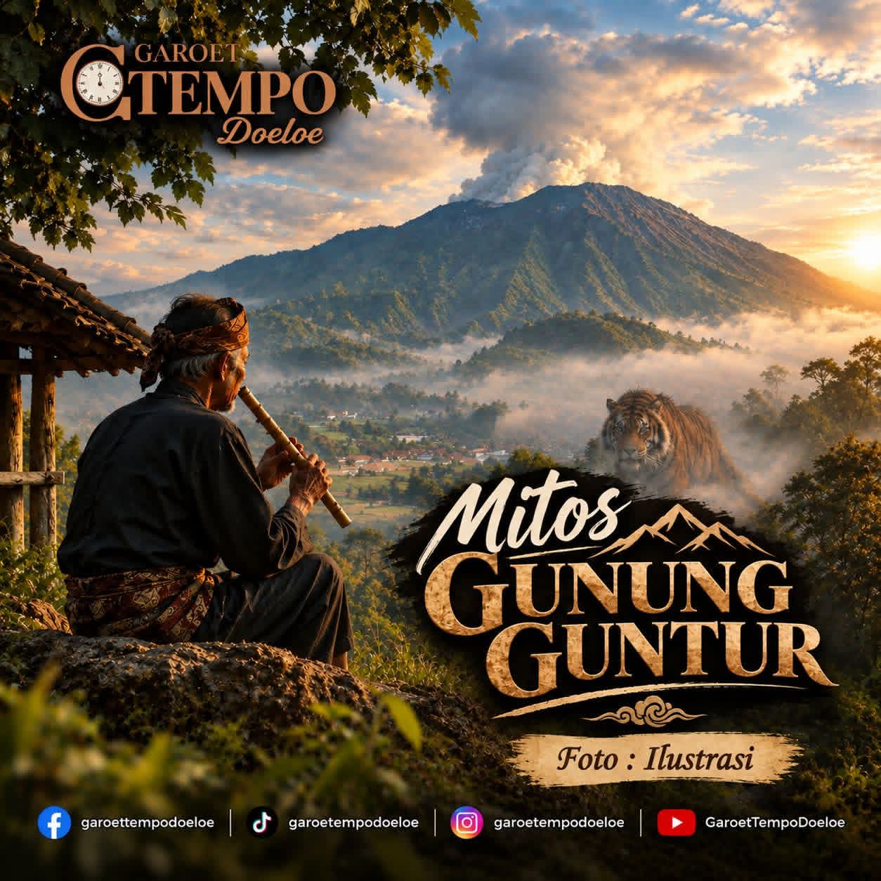 Mitos Gunung Guntur dalam Ingatan Masyarakat Garut Zaman Dahulu