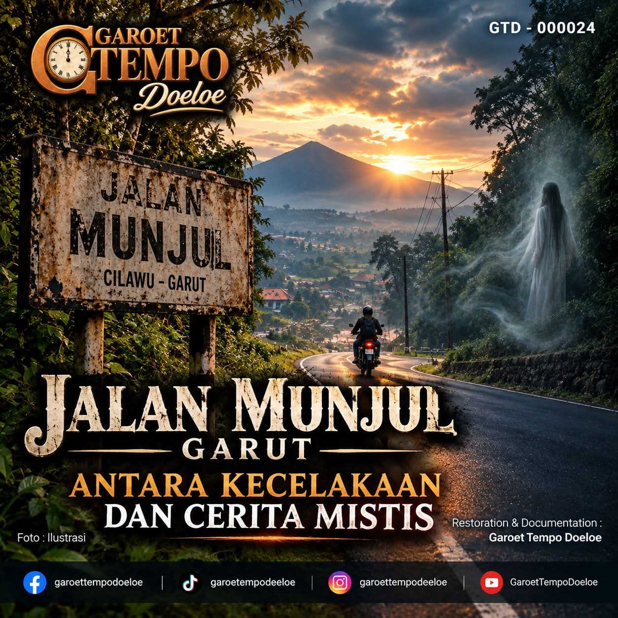 Jalan Munjul Garut Antar Kecelakaan dan Cerita Mistis